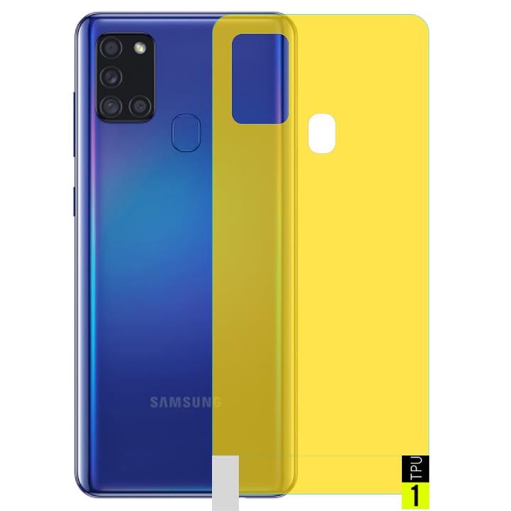 برچسب نانو پشت گوشی Samsung Galaxy A21S مدل فول کاور شفاف آنتی شوک نیلکین